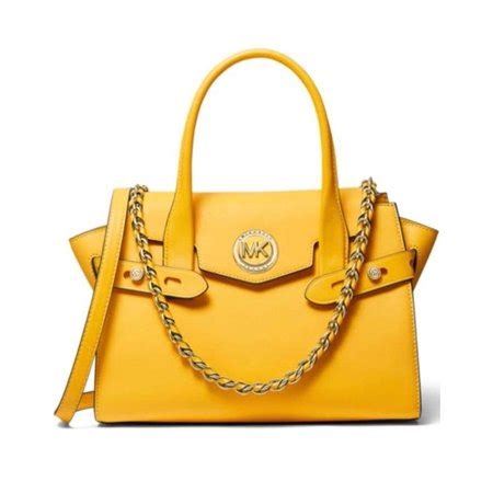 sunflower purse michael kors|Michael Kors Carmen Leather Small Flap Crossbody Satchel .